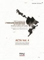 XVII Congreso de la Federación Internacional de Estudios sobre América Latina y el Caribe - ACTA Vol 4