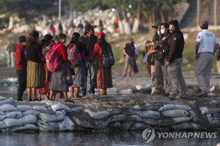 바이든시대 미국행 중미 이민자 급증에…멕시코 '길목차단' 강화(종합)