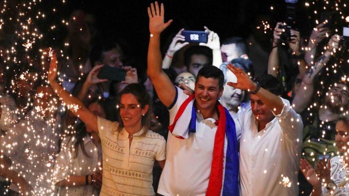 Paraguay ruling party's Santiago Peña wins preside…
