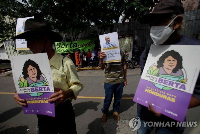 '댐 건설 반대' 온두라스 환경운동가 살해한 기업인 22년형