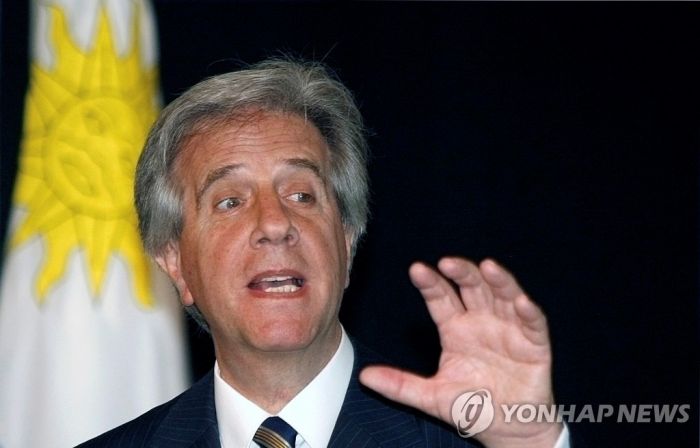'우루과이 첫 좌파 대통령' 바스케스, 퇴임 9개월 만에 별세
