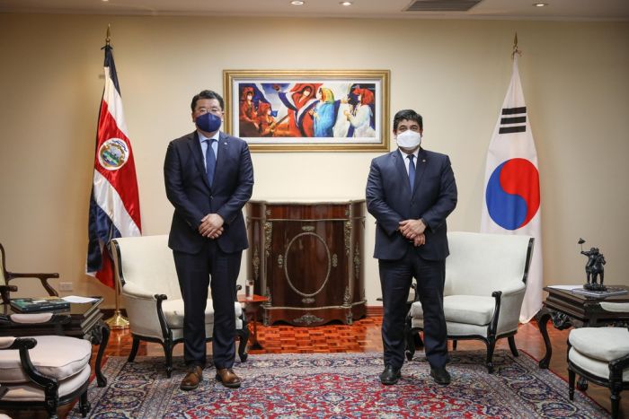 최종건 외교차관, 코스타리카 대통령 예방…그린뉴딜 협력 논의