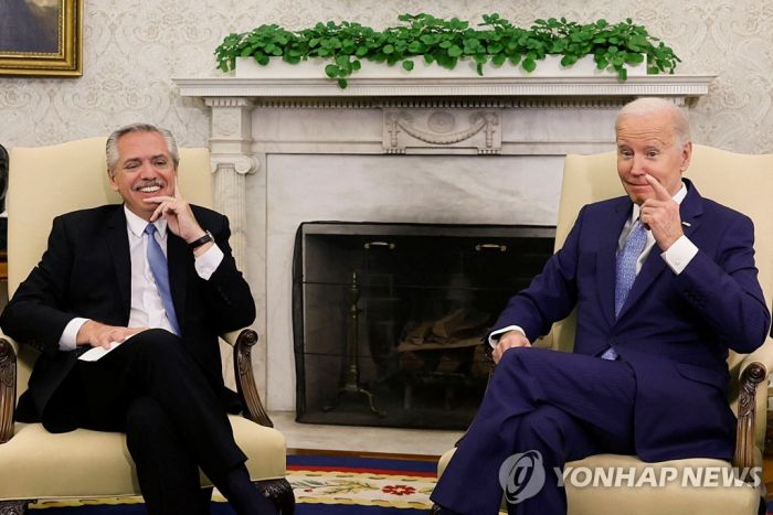 미국·아르헨 정상, 작년 7월 연기했던 첫 회담 백악관서 개최