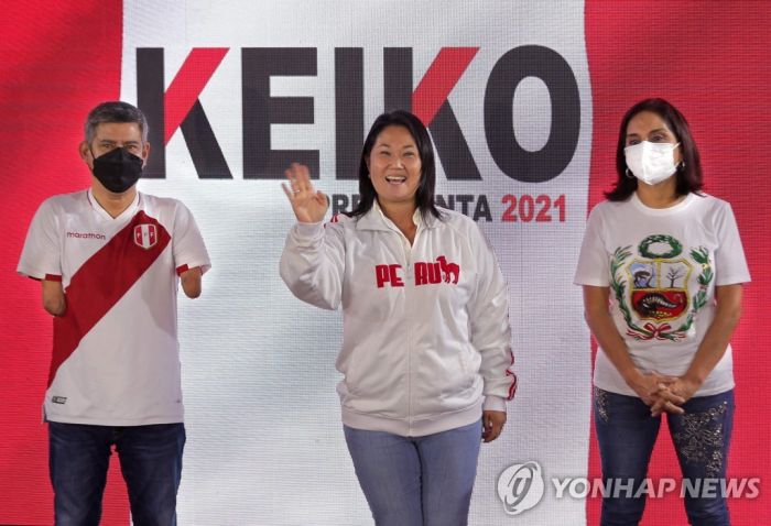 '부녀 대통령 도전' 페루 후지모리, 결선 개표 중반 우세(종합)
