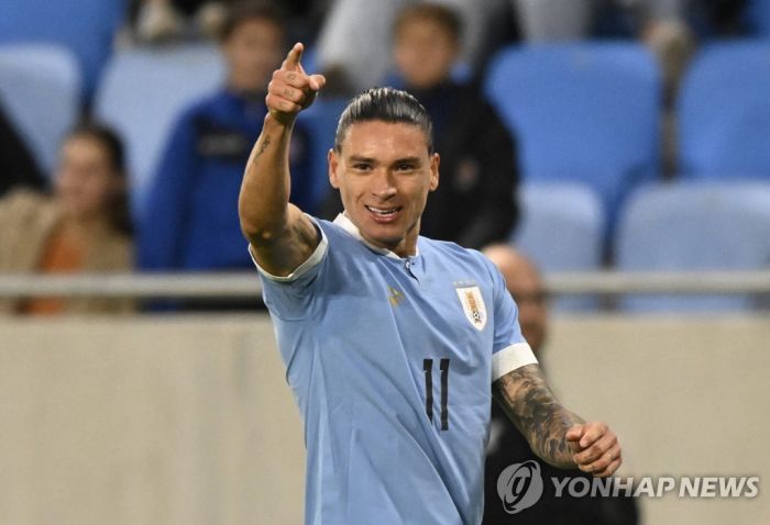 누녜스 득점포' 벤투호 상대 우루과이, 캐나다 2-0 격파