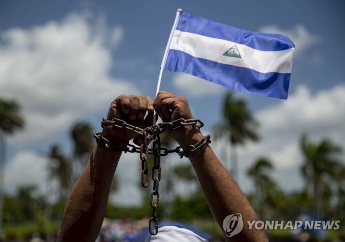 니카라과 "반정부시위 정치범 전원 석방"…野 "84명 아직 수감"