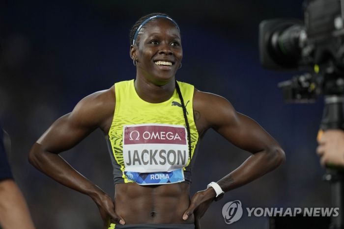 '3인자' 잭슨의 반란…자메이카육상선수권 여자 100·200m 석권