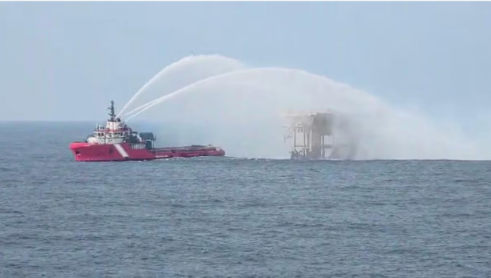 Se incendia una plataforma de Pemex en el Golfo de…