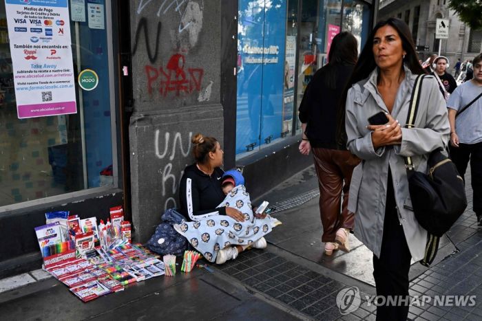 아르헨, 작년 하반기 빈곤율 38.1%…상반기보다 15%P↓