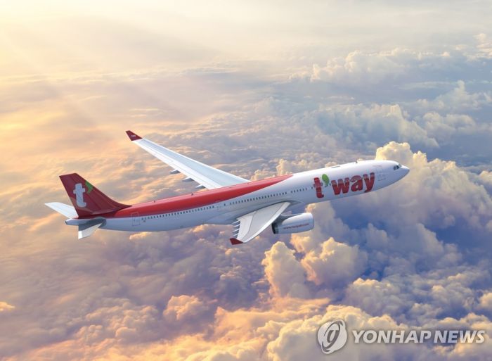 '티웨이 파리 취항' 합의…로마·바르셀로나 노선은 8∼9월 취항(종합)
