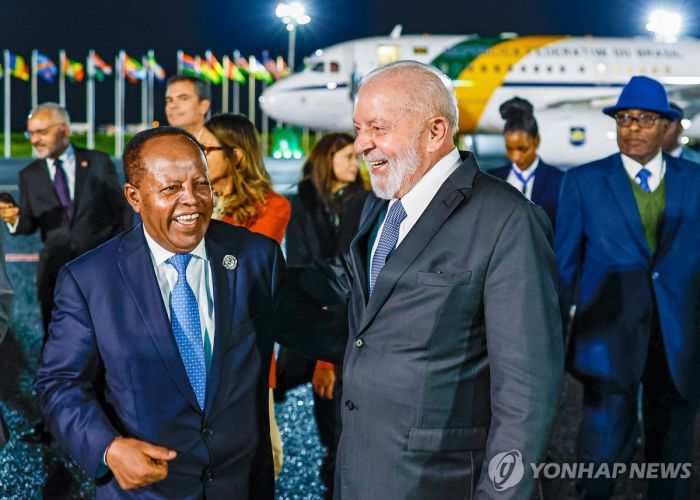 브라질 룰라, 아프리카연합 정상회의 참석…對아프리카 관계강화