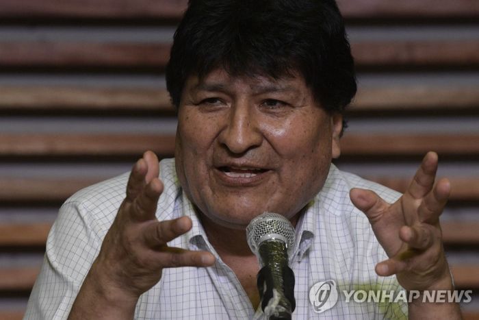"조만간 볼리비아 돌아갈 것"…모랄레스, 1년 만에 귀환 희망가