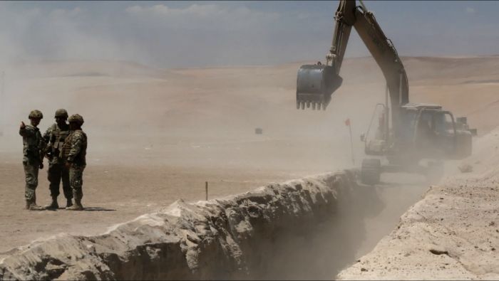 Chile's president begins building border barrier l…