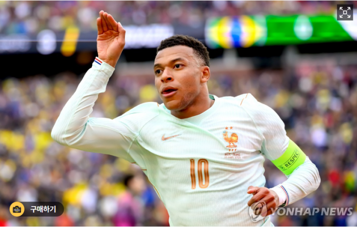 '음바페 56호 골' 프랑스, 10명이 싸우고도 브라질에 2-1 승리