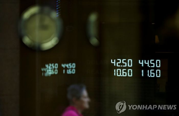 아르헨 페소 가치 추락…대선 불확실성·경제침체 우려 증폭