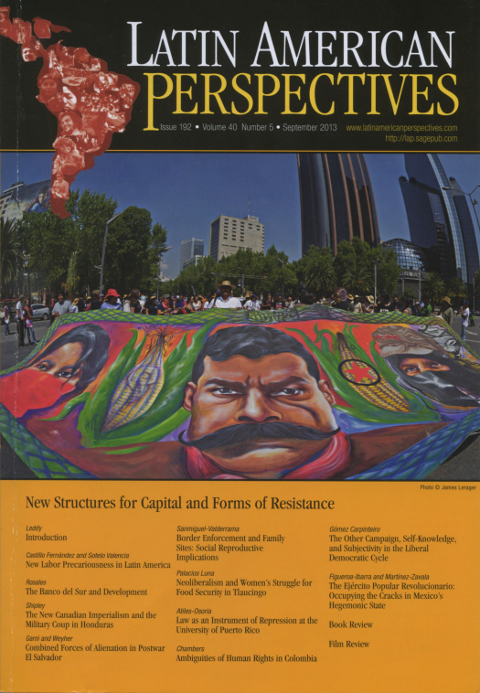 LATIN AMERICAN PERSPECTIVES Issue 192. Vol.40 No.5 September 2013