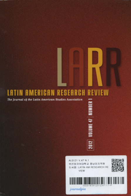 Latin American research Review Vol.47 No.1 2012