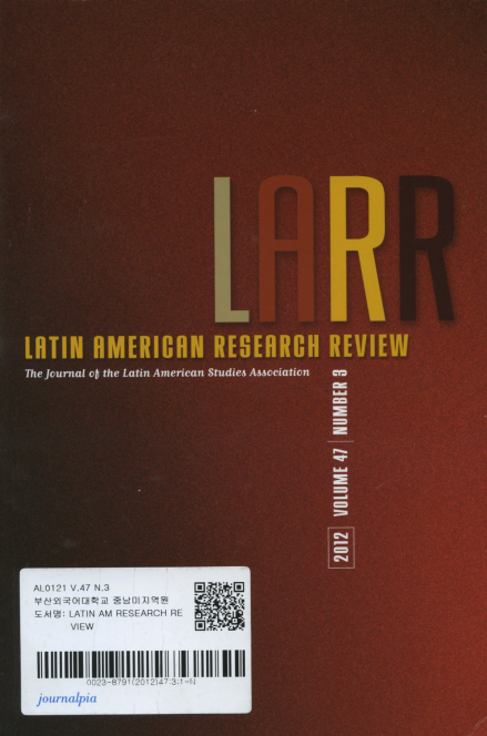 Latin American research Review Vol.47 No.3 2012