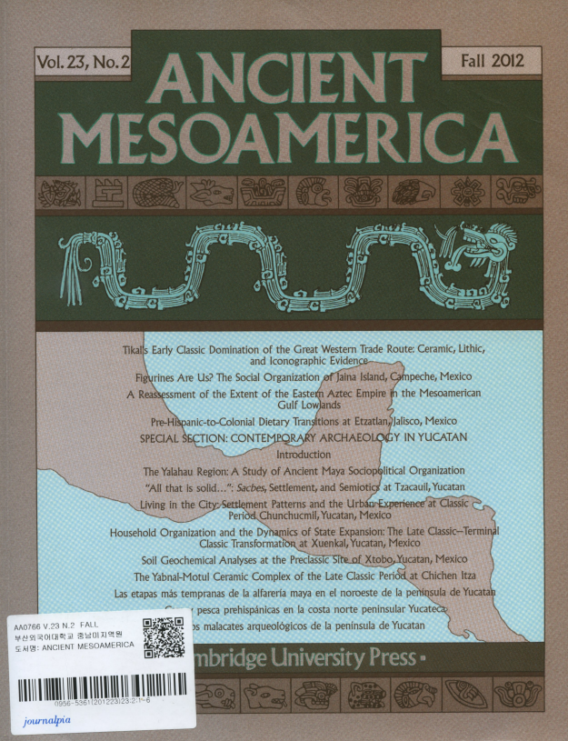 Ancient Mesoamerica Vol.23, No. 2 Fall 2012