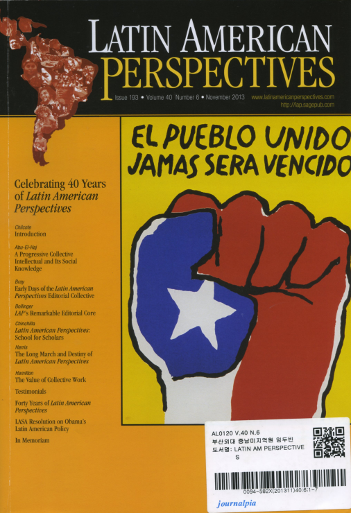 LATIN AMERICAN PERSPECTIVES, Issue 193, Volume 40, Number 6
